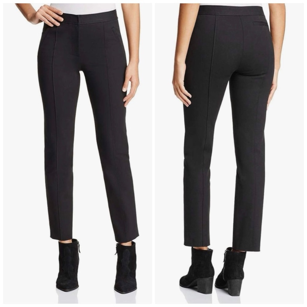 Tory Burch Vanner Ponte Seamed Pants Red - Picture 2 of 4